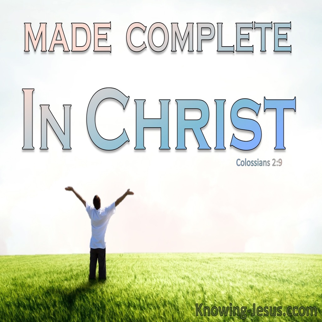 Colossians 2:9 Made Complete in Christ (devotional)12:17 (white)